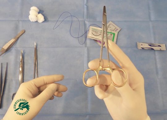 Nåleholder til suturering, kirurgi - Cingulum